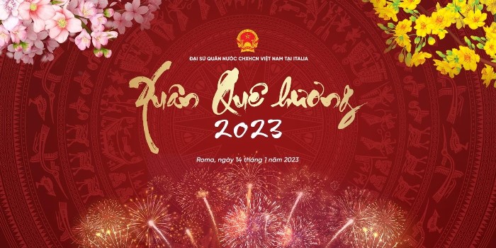 Ambasciata vietnamita Roma: Invito per XUAN QUE HUONG 2023